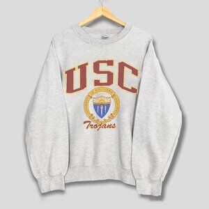 Vintage USC Trojans Logo Sweatshirt, Retro University of Southern California Tee